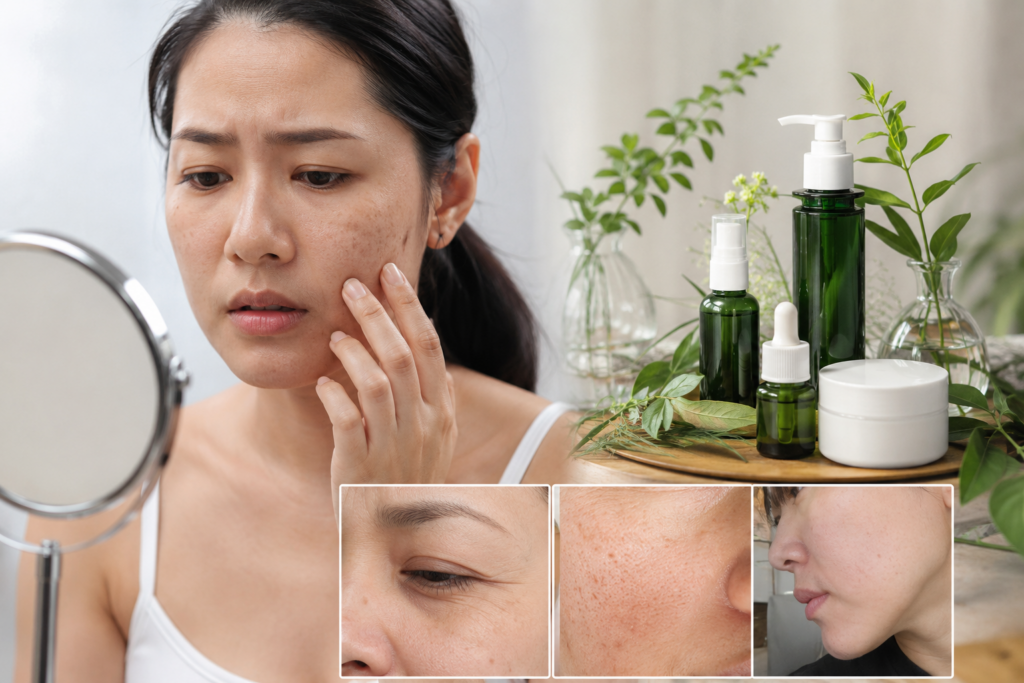 Dấu hiệu lão hóa da sớm và cách chăm sóc da với mỹ phẩm thuần chay | Liên Botanica y